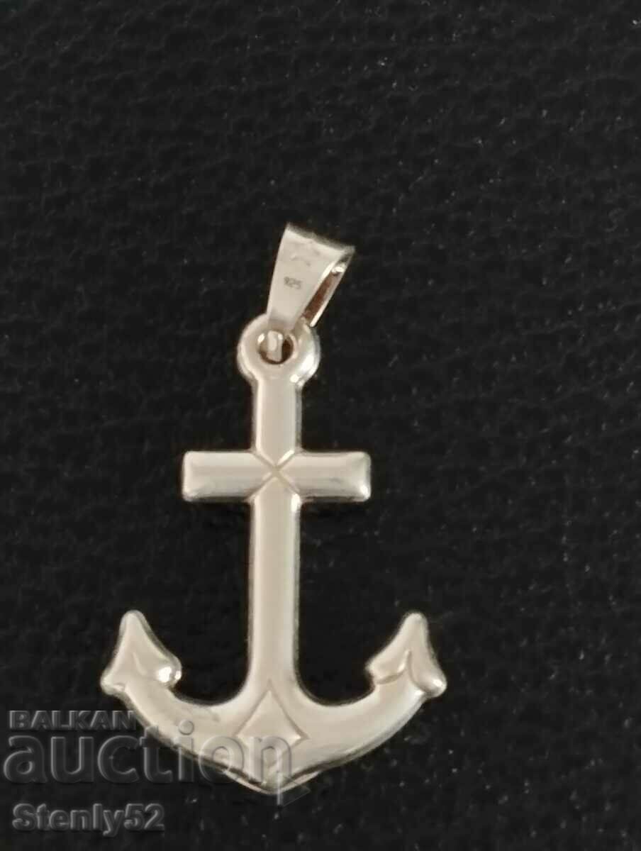 Silver anchor 925 silver sample