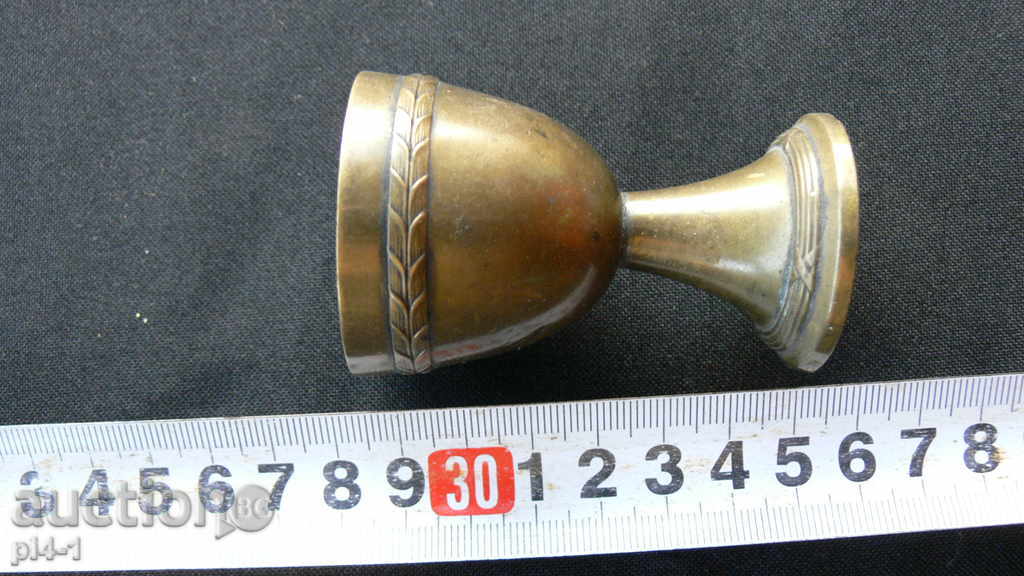Old bronze cup