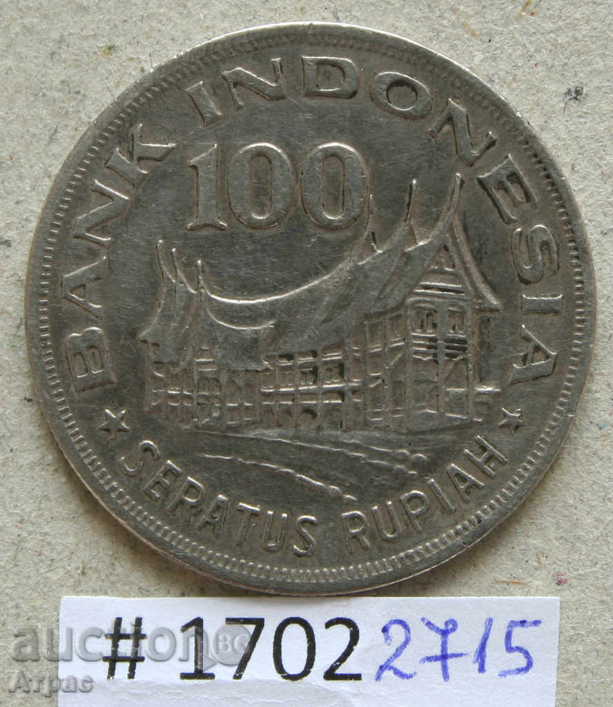 100 rupie 1978 Indonezia