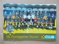 Football card Sturm Graz Austria 2002/03