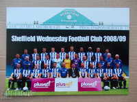 Sheffield Wednesday Ποδόσφαιρο Κάρτα Αγγλία 2008/09