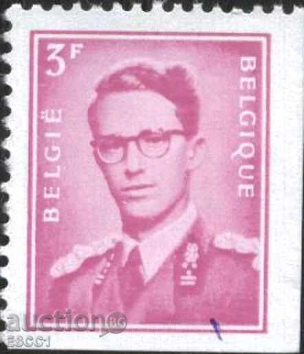 Чиста марка  неперфорирана вдясно Крал Бодуен 1954 от Белгия