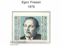 1978. Austria. Egon Friedel (1878-1938), scriitor.