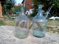 Carafă, Damigene, vas de sticlă