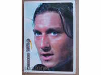 Card de fotbal Francesco Totti Roma Italia 2001
