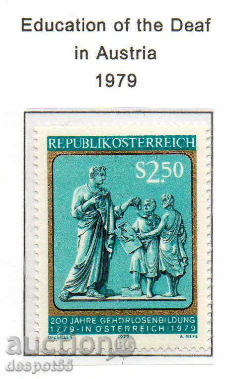 1979. Austria. 200 educație Uniunea surzilor.