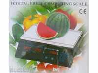 Trade scales / scales up to 1 x 40 kg.
