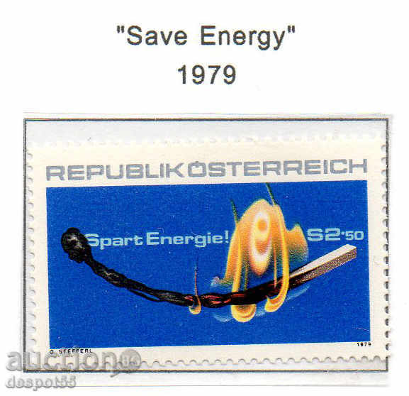 1979. Австрия. Спестяване на енергия.