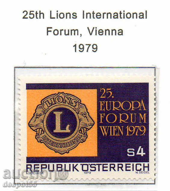 1979. Austria. Adunarea europeană a Lions-Klub, Viena.