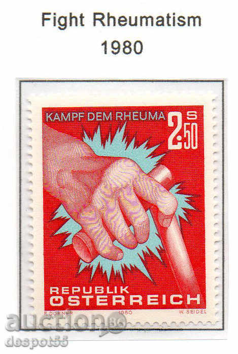 1980. Austria. Lupta împotriva reumatismului.