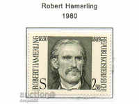 1980. Austria. Robert Hammerling (1830-1889), poet.