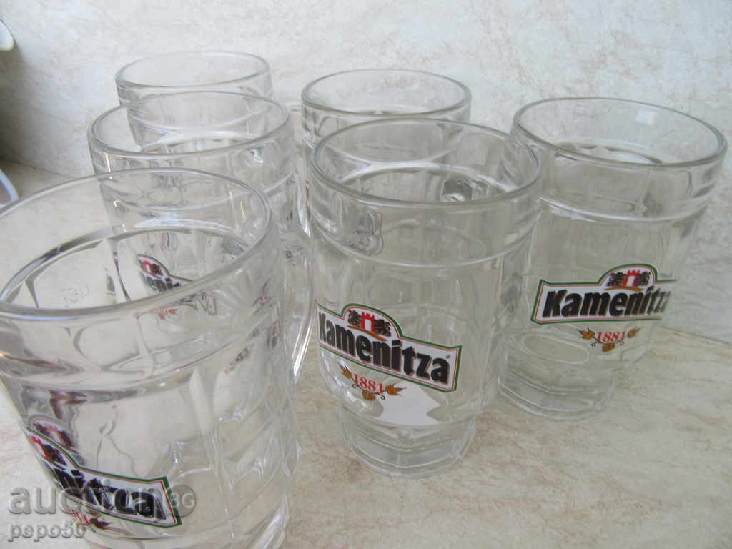 6 Thick-Walled "KAMENITSA" Mugs 0.500L, Manufacturer SAHM with price 30.00 BGN | € 15.34 6 Thick-Walled "KAMENITSA" Mugs 0.500L, Manufacturer SAHM with price 30.00 BGN | € 15.34