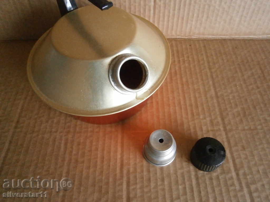 Delivery of old vintage retro teapot Delivery of old vintage retro teapot