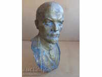 Bronze Bust of Lenin, figure plastic statuette propaganda