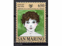 1986. San Marino. 40 years of UNICEF.