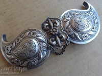 Silver renaissance pafta 18 cm pafta, buckle, worn belt