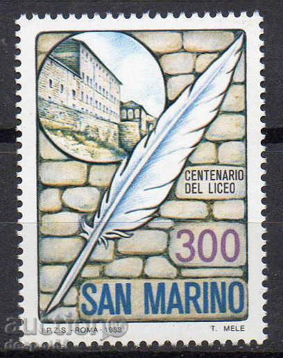 1983. Сан Марино. 100 г. Висше училище в Сан Марино.