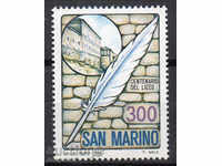 1983 San Marino. 100 de ani de la Universitatea din San Marino.