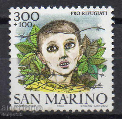 1982. San Marino. For refugees.