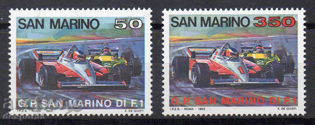 1983 San Marino. Formula 1. San Marino Grand Prix.