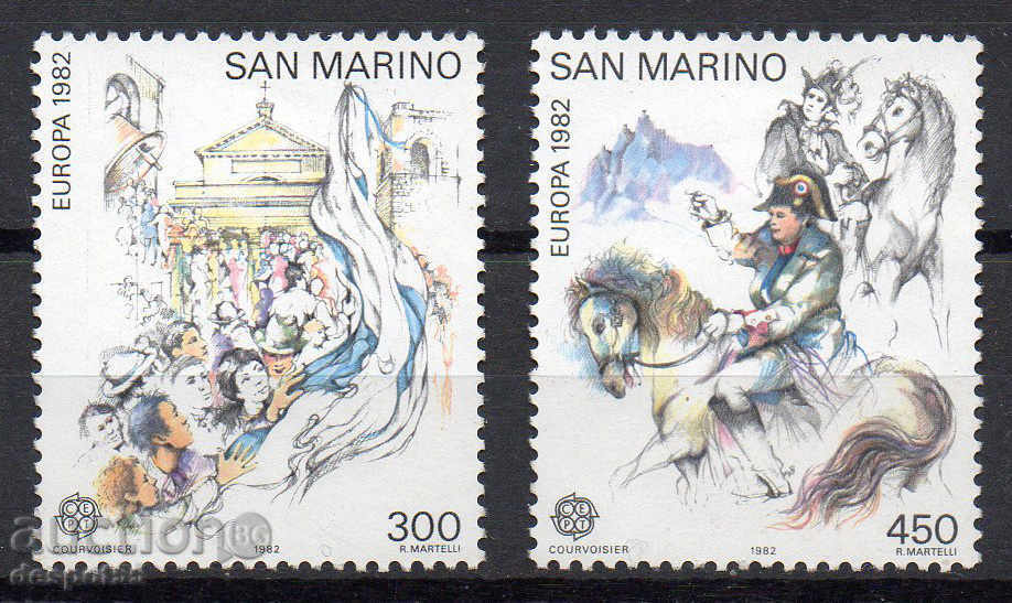 1982. San Marino. Europe. Historic events.