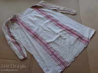 Стара ръчно тъкана кенарена риза кенар чеиз, носия сукман