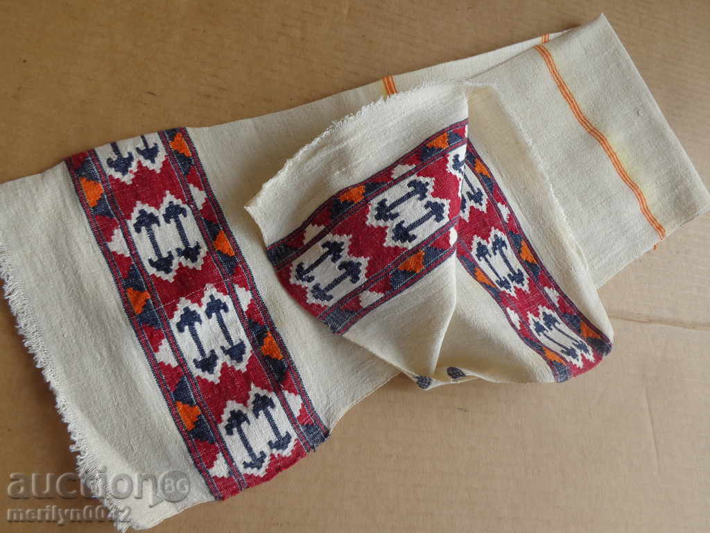 An old hand-woven cloth embroidery - 7