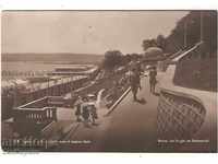 Postcard Bulgaria Varna Stairs in front of the new sea baths *