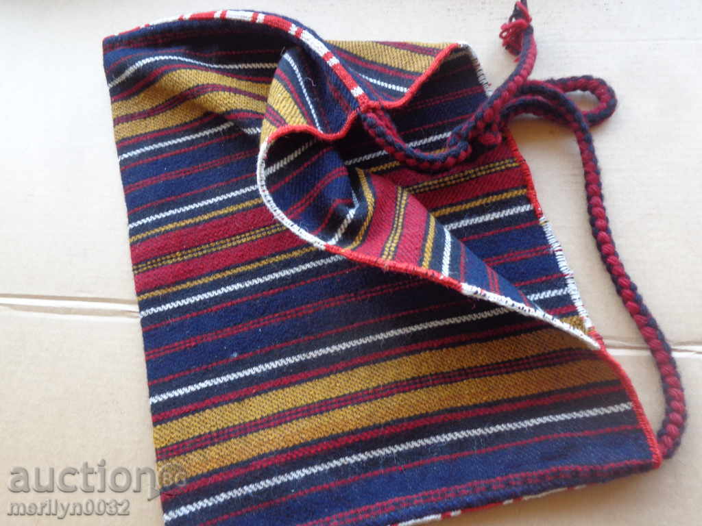 An old hand-woven pocket bag, bag - 5 An old hand-woven pocket bag, bag - 5