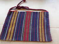 An old hand-woven pocket bag, bag