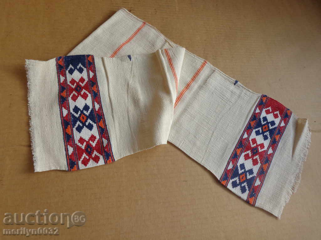 An old hand-woven cloth embroidery - 6 An old hand-woven cloth embroidery - 6