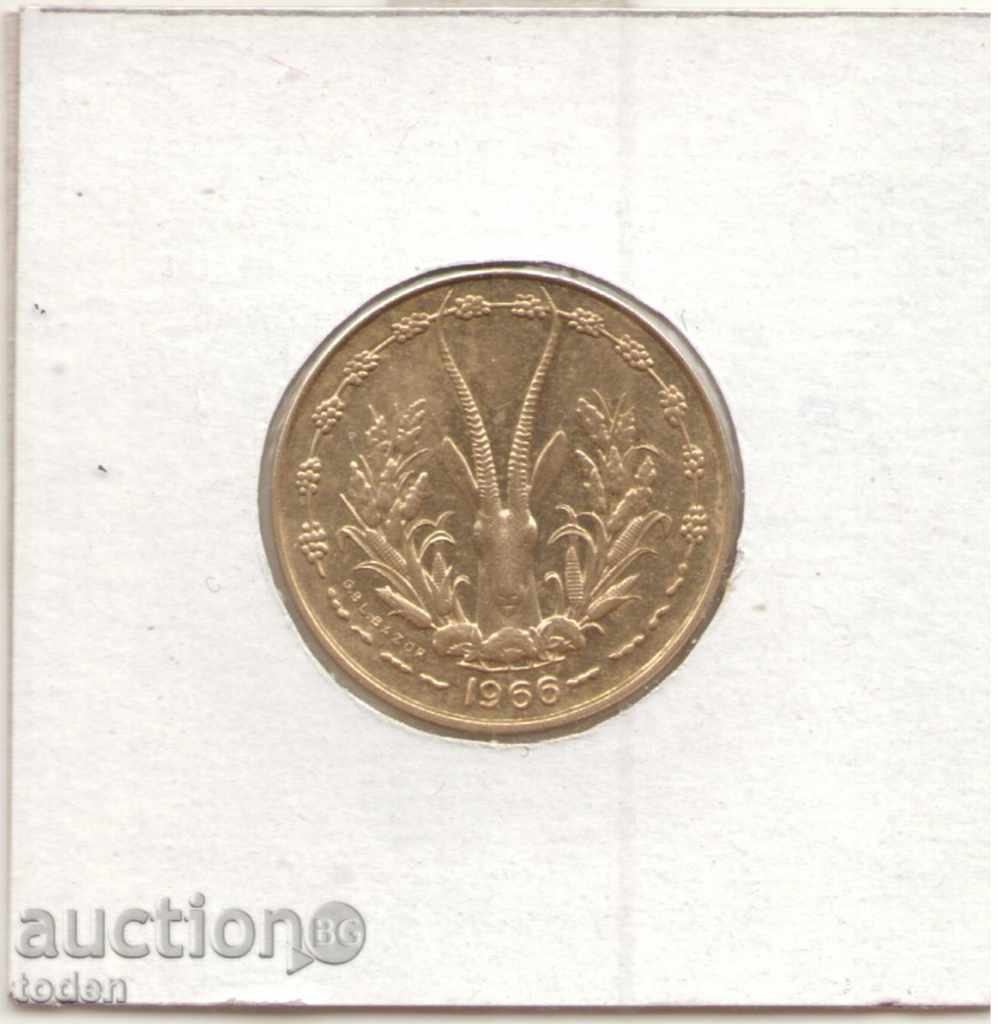 ++ Western Africa (BCEAO) -10 Francs-1966-KM # 1a ++