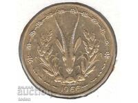 Western Africa(BCEAO)-10 Francs-1966-KM#  1a