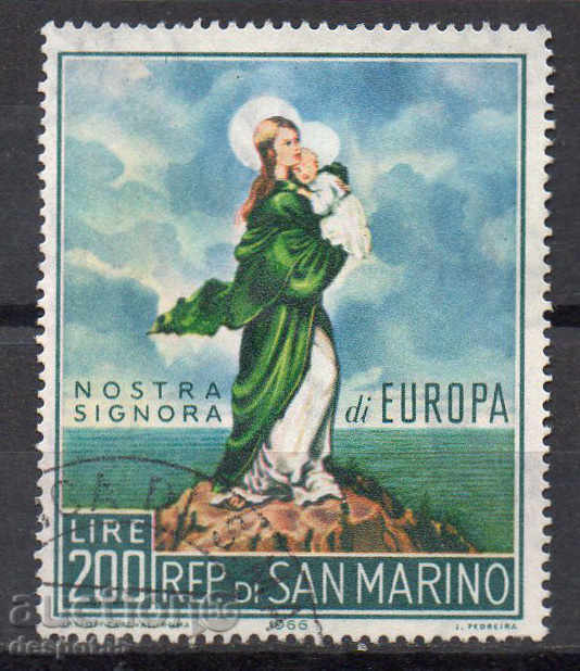 1966. Сан Марино. Европа.