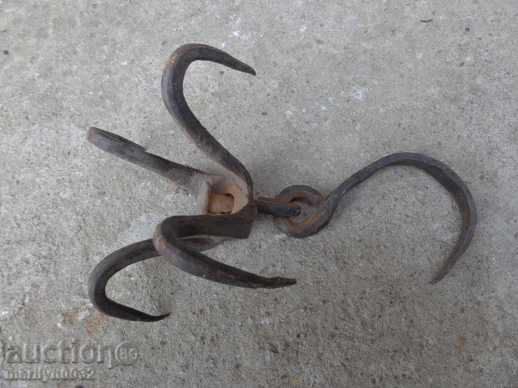 Hook, scraper, wrought iron - 7 Hook, scraper, wrought iron - 7