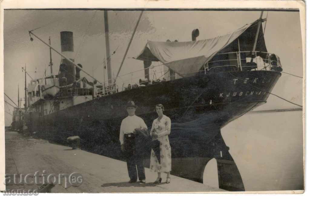Old photo - Burgas, Port