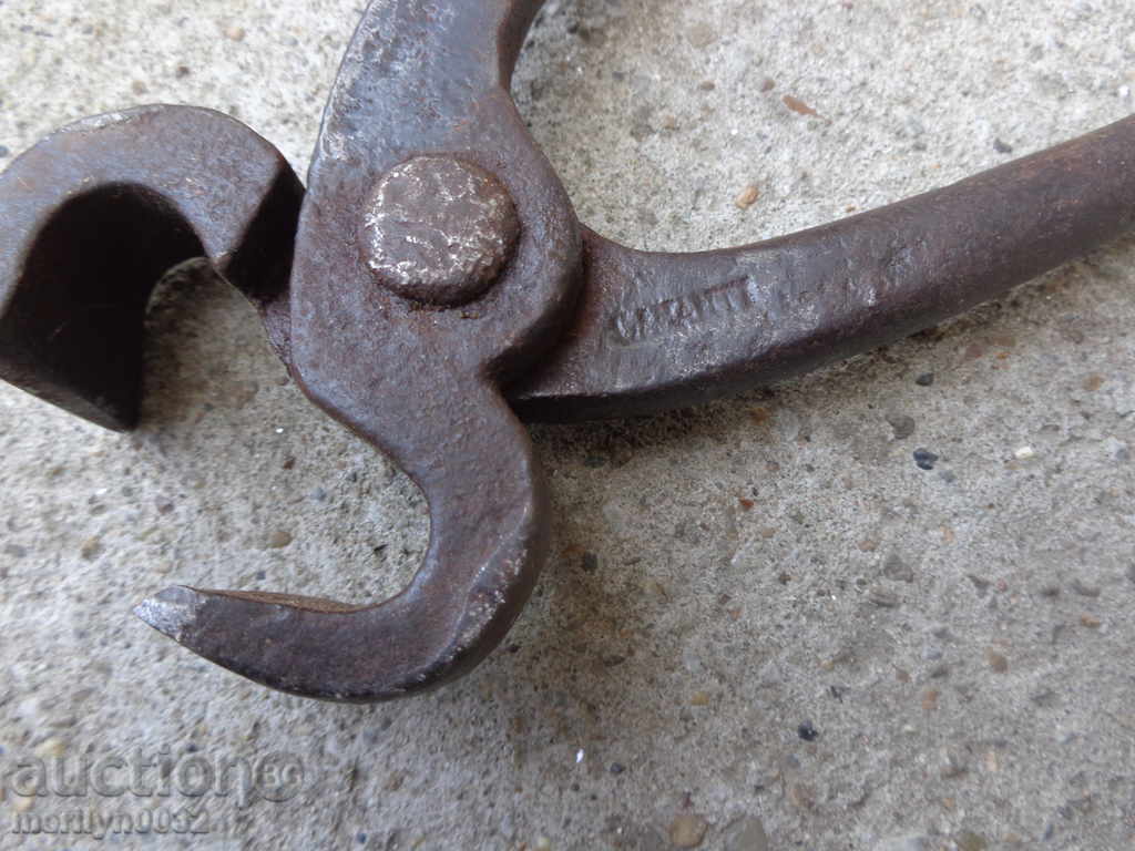 Ancient primitive crumpled keretten pliers in the 20th century - 6 Ancient primitive crumpled keretten pliers in the 20th century - 6