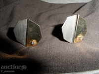 Pebble earrings, clip 22 mm