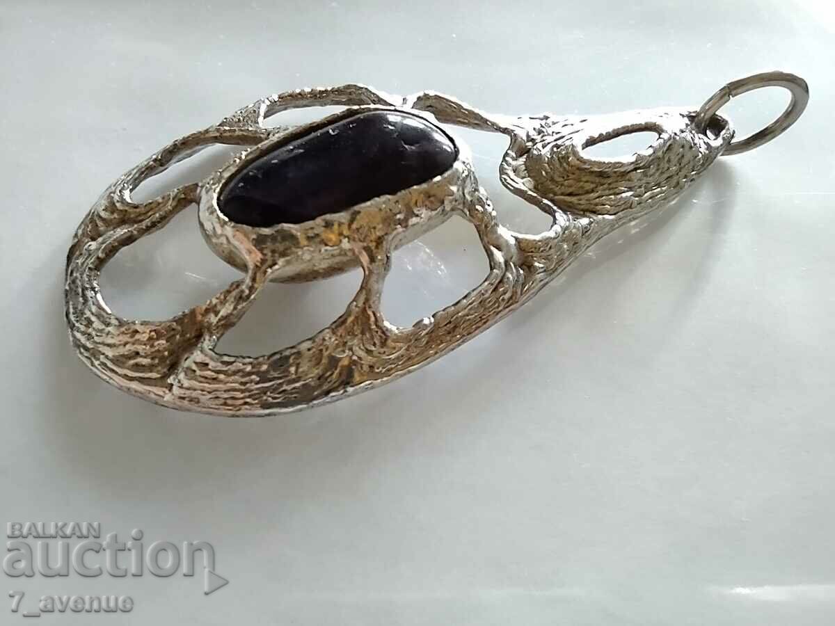 Μενταγιόν, όμορφη 40/38 mm 25/25 mm - 5