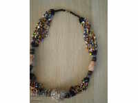 African tradițional colier-o combinație de perle de nisip