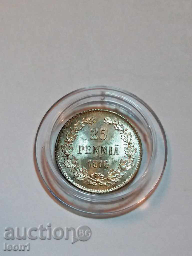 25 penny 1916, Finlanda