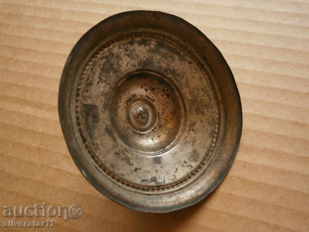an old bronze cover of a sugar bowl with price 10.00 BGN | € 5.11