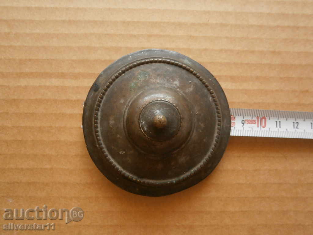 an old bronze cover of a sugar bowl - 5