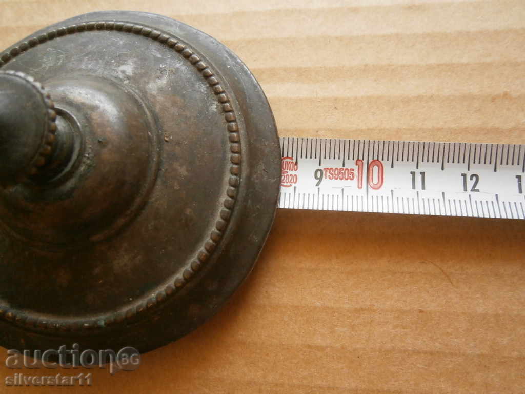 an old bronze cover of a sugar bowl - 6