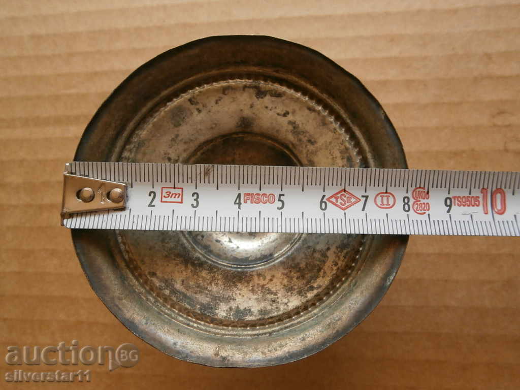 an old bronze cover of a sugar bowl - 7