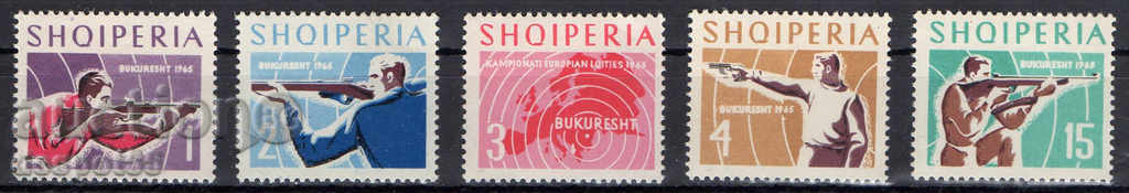 1965. Αλβανία. Ευρωπαϊκό Πρωτάθλημα Σκοποβολής, το Βουκουρέστι.