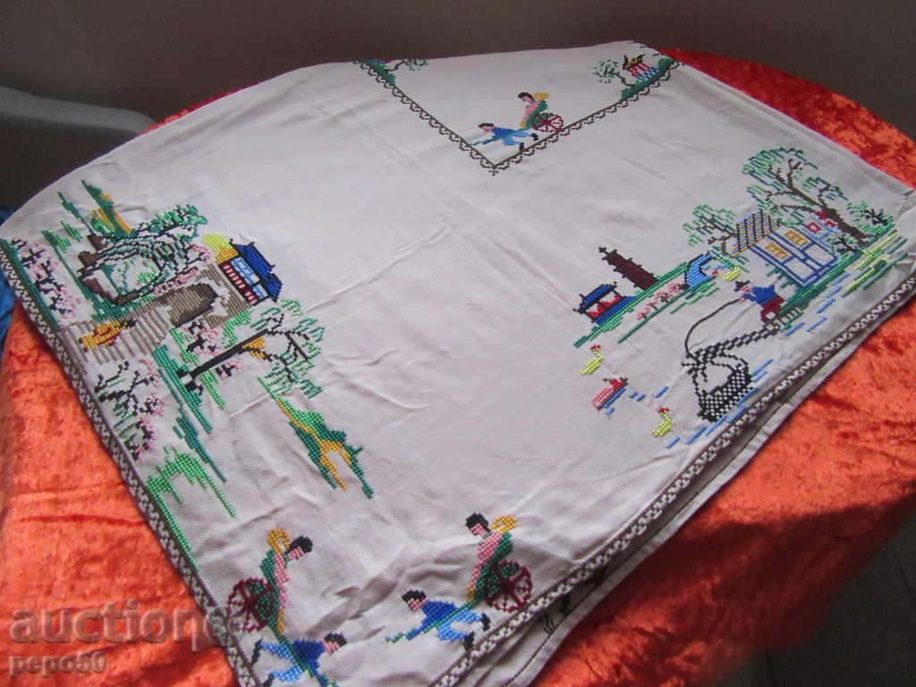 Παλιό χέρι ραμμένο τραπεζομάντιλο Παναμά με τιμή € 20.00 | 39.12 BGN Παλιό χέρι ραμμένο τραπεζομάντιλο Παναμά με τιμή € 20.00 | 39.12 BGN