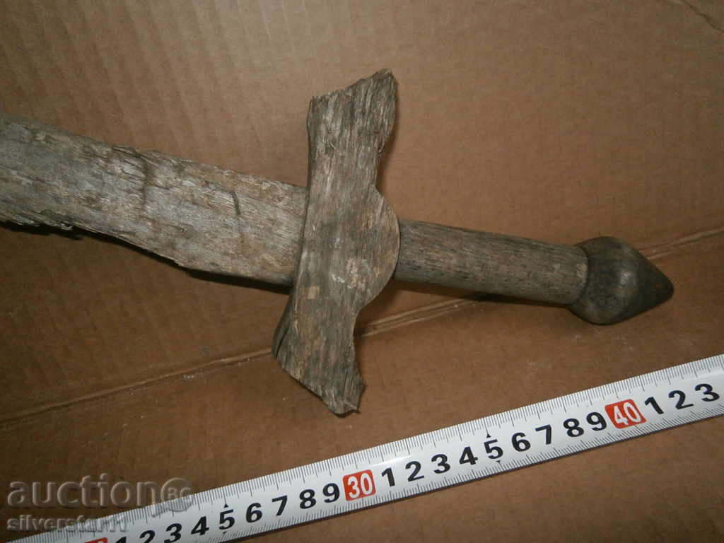 Auction Ancient wooden sword toy Auction Ancient wooden sword toy