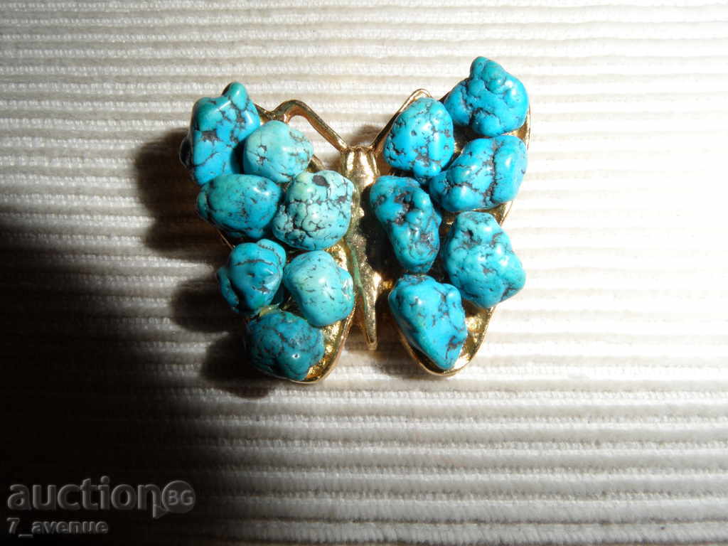 BROWSE butterfly with turquoise 32/29 mm WONDERFUL!