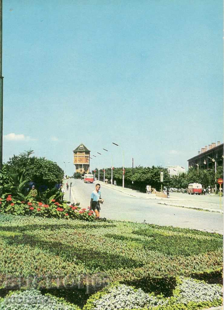 Стара пощенска картичка  - Димитровград, изглед